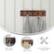 Flash Furniture 24" Classic Brown Wall Mount Coat Rack with Hooks HFKHD-GDI-CRE8-632315-GG - alternate 8